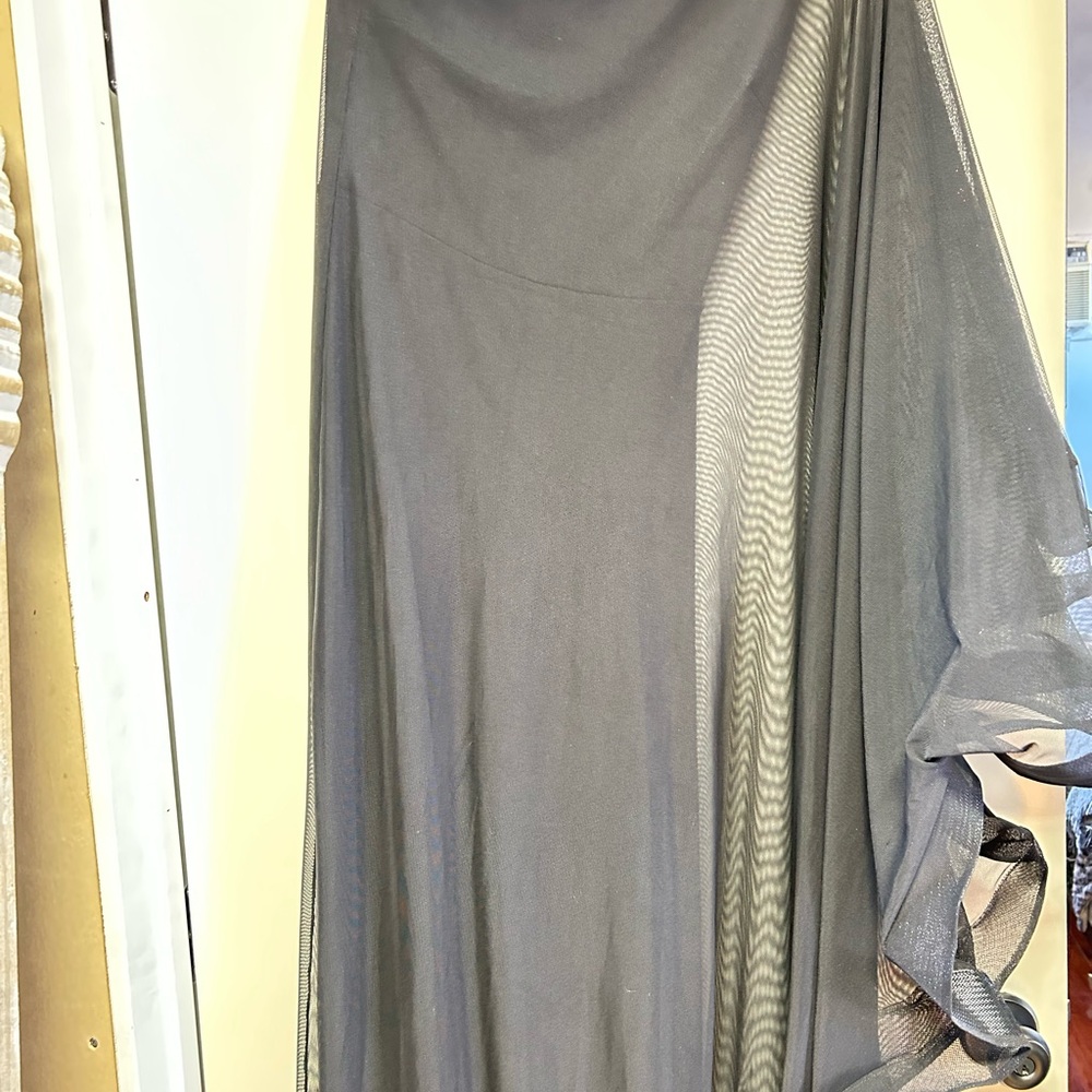 Elegant Black Sheer Dress
